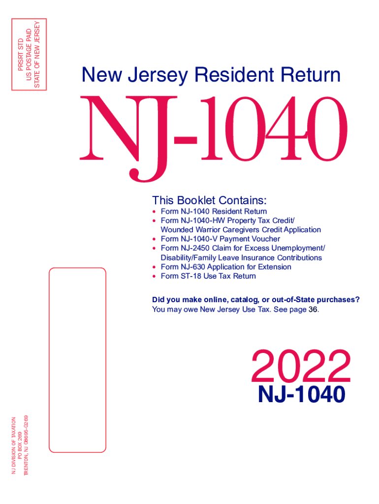 Instructions for the NJ 1040 Instructions for the NJ 1040  Form