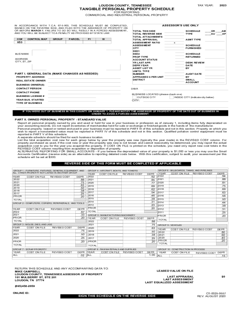  Tn Tangible Personal Property 2023-2024