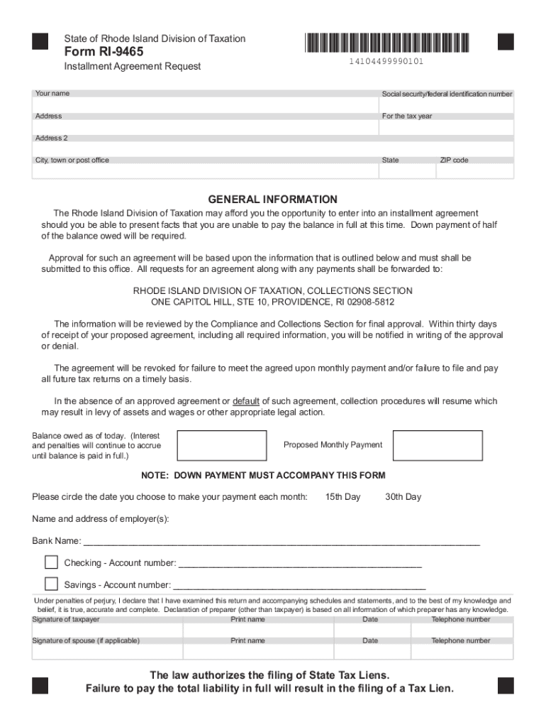  Rhode Island Tax Power of Attorney Form RI 2848 EForms 2022