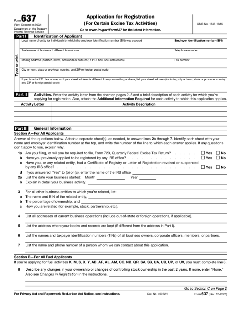  Excise Tax Forms and Publications 2022-2024