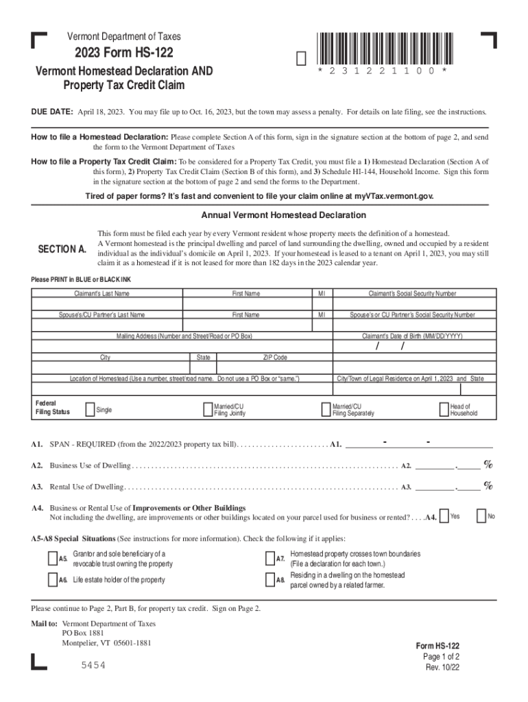  Property Tax Statement Instructions for Payable 2023-2024