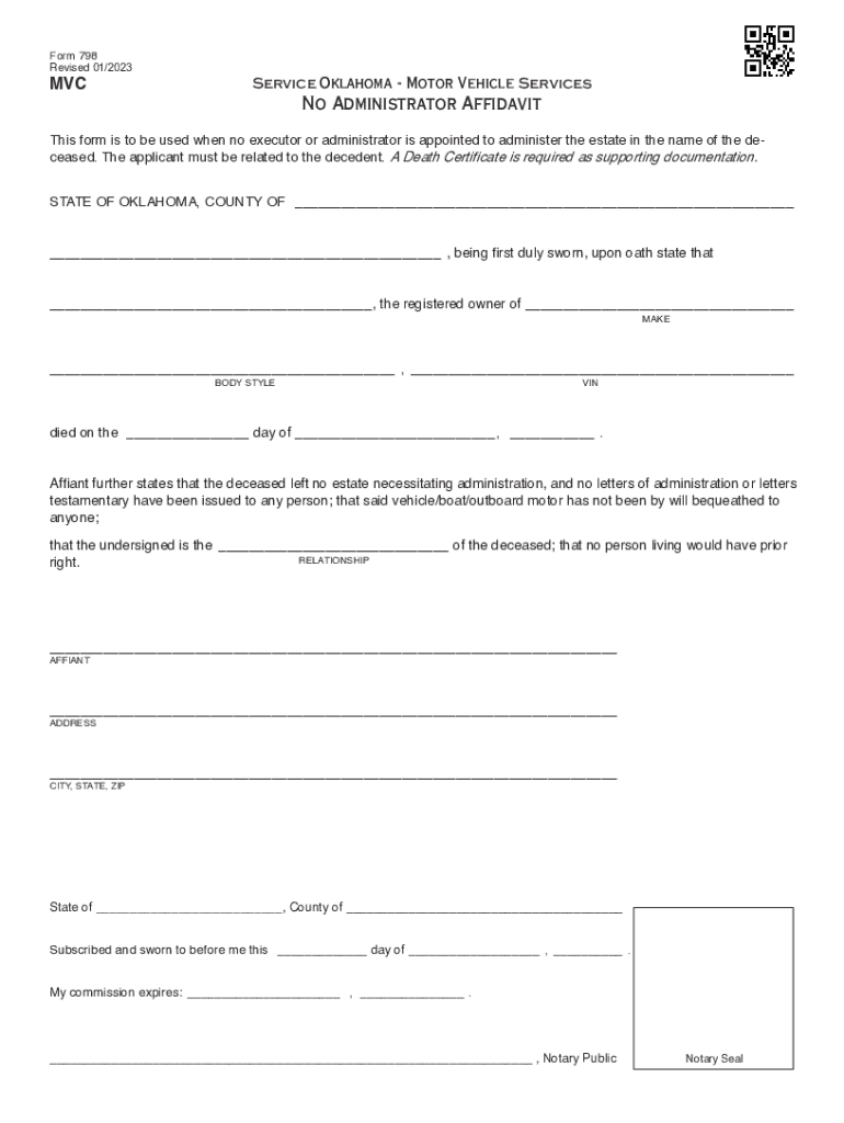  No Administrator Affidavit Ok Fill Out &amp;amp; Sign Online DocHub 2023-2024