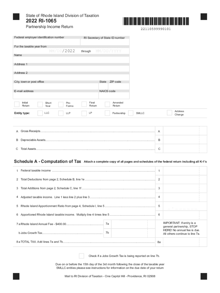  RI Division of Taxation Welcome 2022-2024