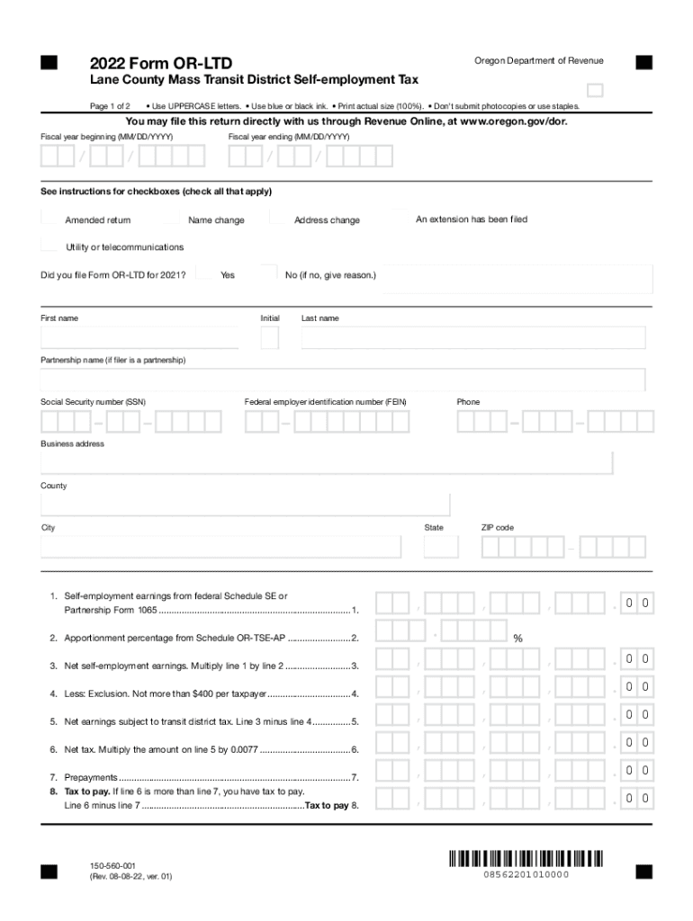  TriMet Self Employment Tax E Form RS Login 2022-2024