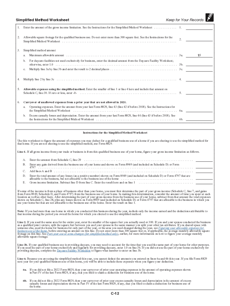  Instructions for Schedule C Instructions for Schedule C, Profit or Loss from Business 2022-2024