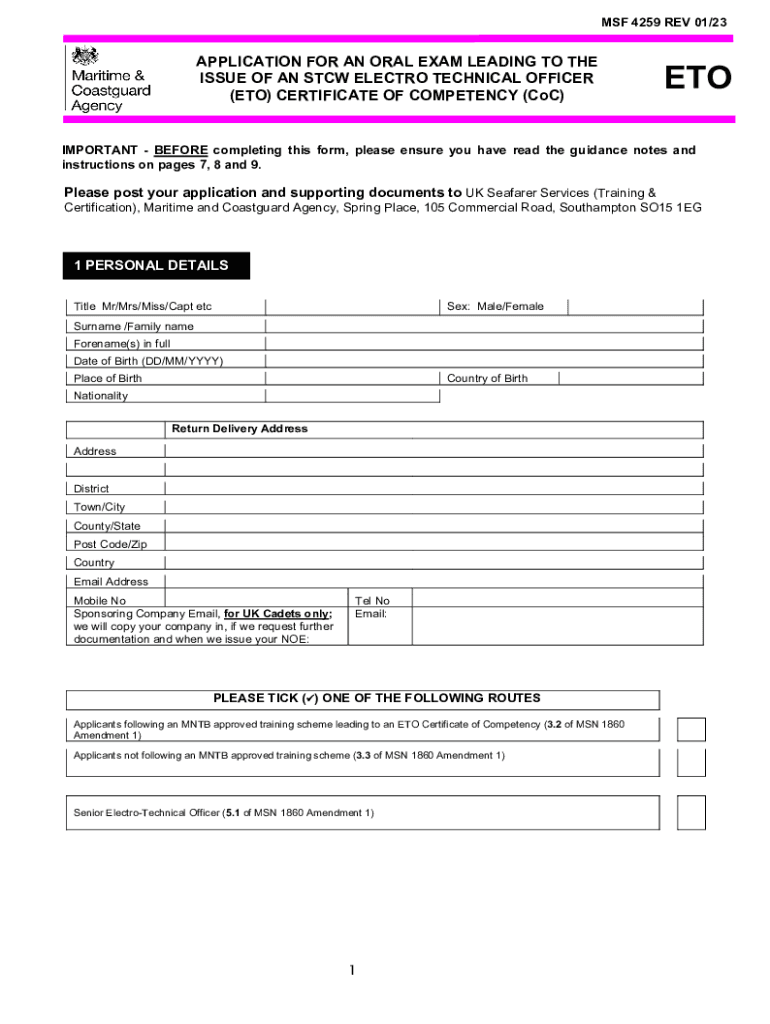  Short Courses for Electro Technical Officer Certificate of 2023-2024