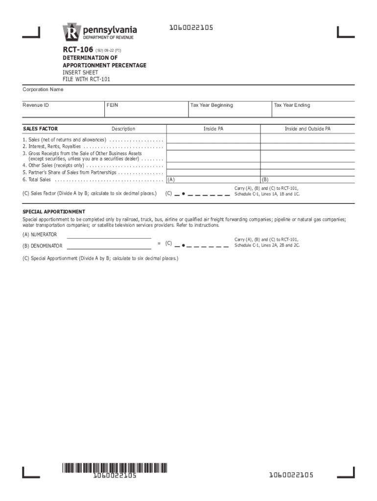  Pennsylvania Form CT V PA Corporation Taxes FedState 2022-2024