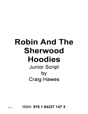 Robin and the Sherwood Hoodies Script  Form