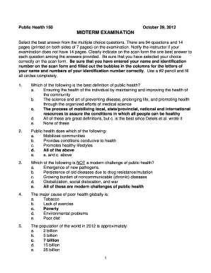 Public Health 150 Ucla  Form