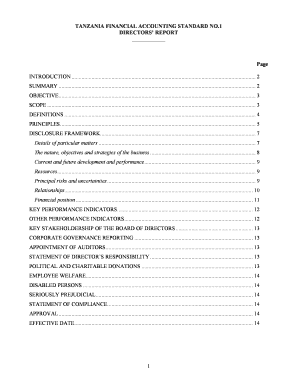 Tfas 1 Directors Report  Form