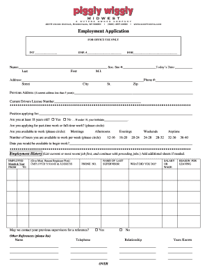 Application Form