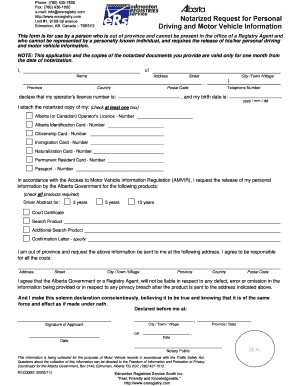 Edmonton Registry Services South  Form