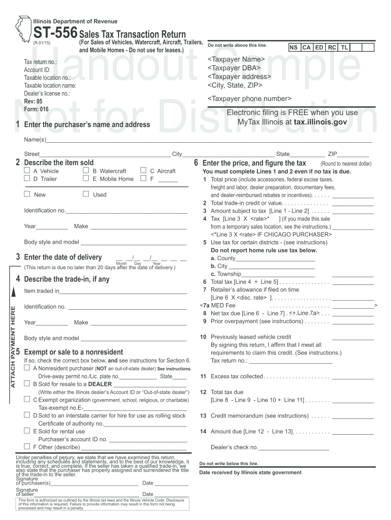 Il St 556 Form