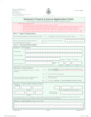 License Application Form