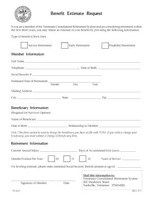 Beneficiary Form Template