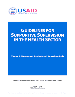 Supportive Supervision Ethiopia PDF  Form