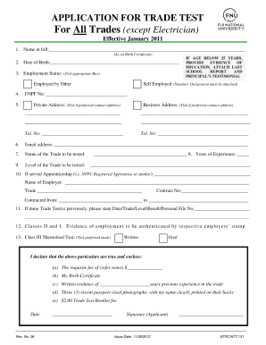 Trade Test Certificate Form Fill Out And Sign Printable PDF Template Trade Test Certificate Form Fill Out And Sign Printable PDF Template