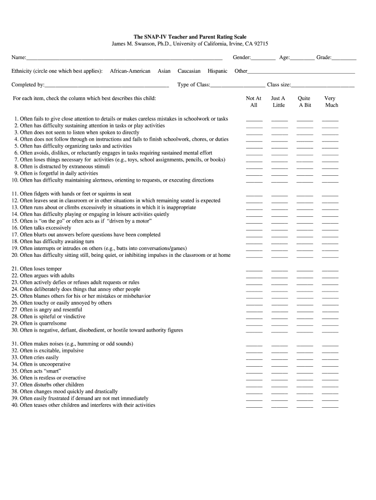 Snap Iv  Form