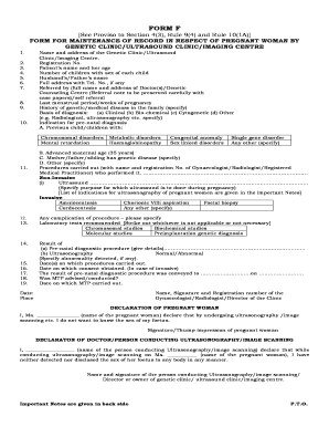 Pndt Form F New Format