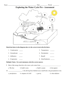Water Cycle Assessment  Form