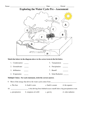 Water Cycle Assessment Form