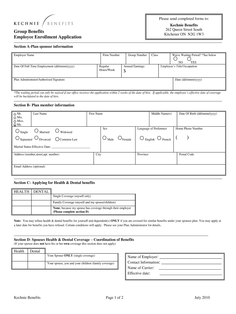  Kechnie Benefits 2010-2024