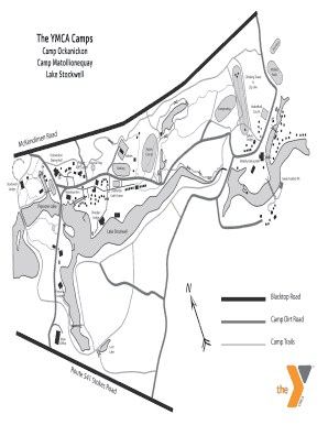 Camp Ockanickon Map  Form