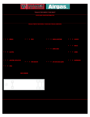 Get and Sign Trailer Pm Inspection Sheet  Form