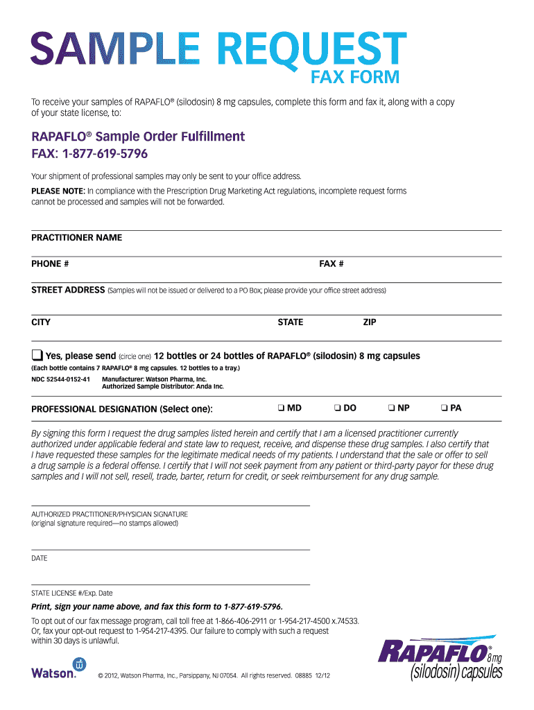 Samples Request Form