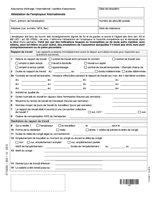 Attestation Employeur Tese  Form