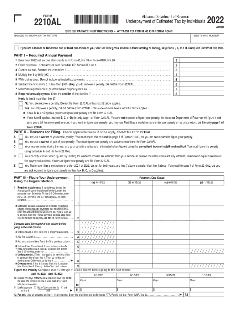  Declaration of Estimated Tax for Individuals General 2022