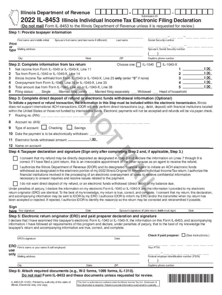  Fillable IL 4506 Request for Copy of Tax Return Illinois Fill Io 2022-2024