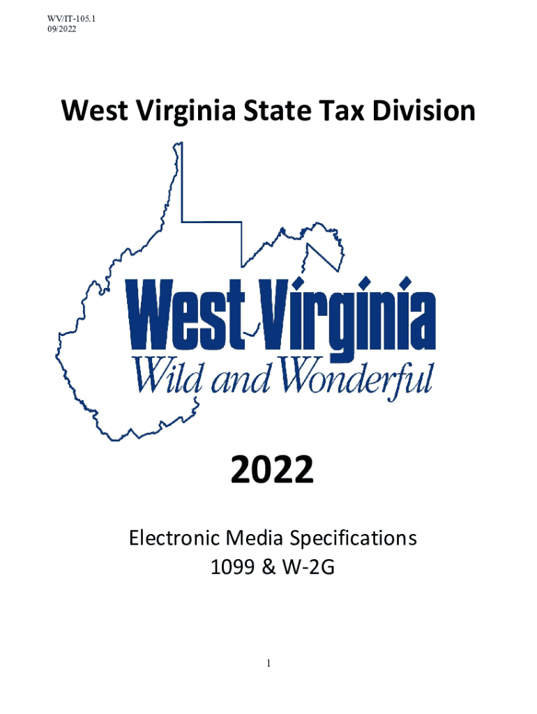 West Virginia State Tax Department Specifications for Filing W  Form