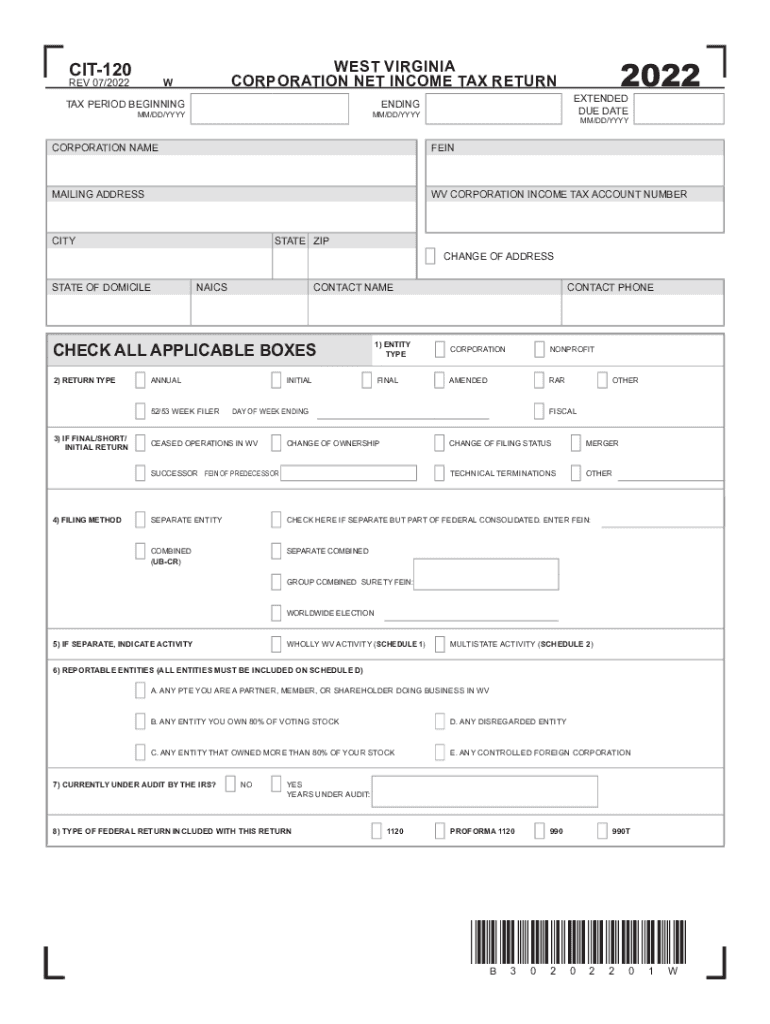 West VirginiaInternal Revenue Service  Form