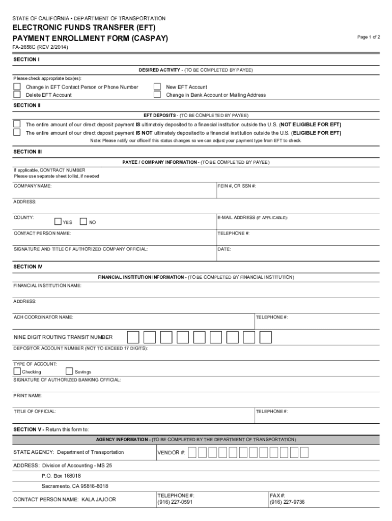 Ca Fa 2656c  Form