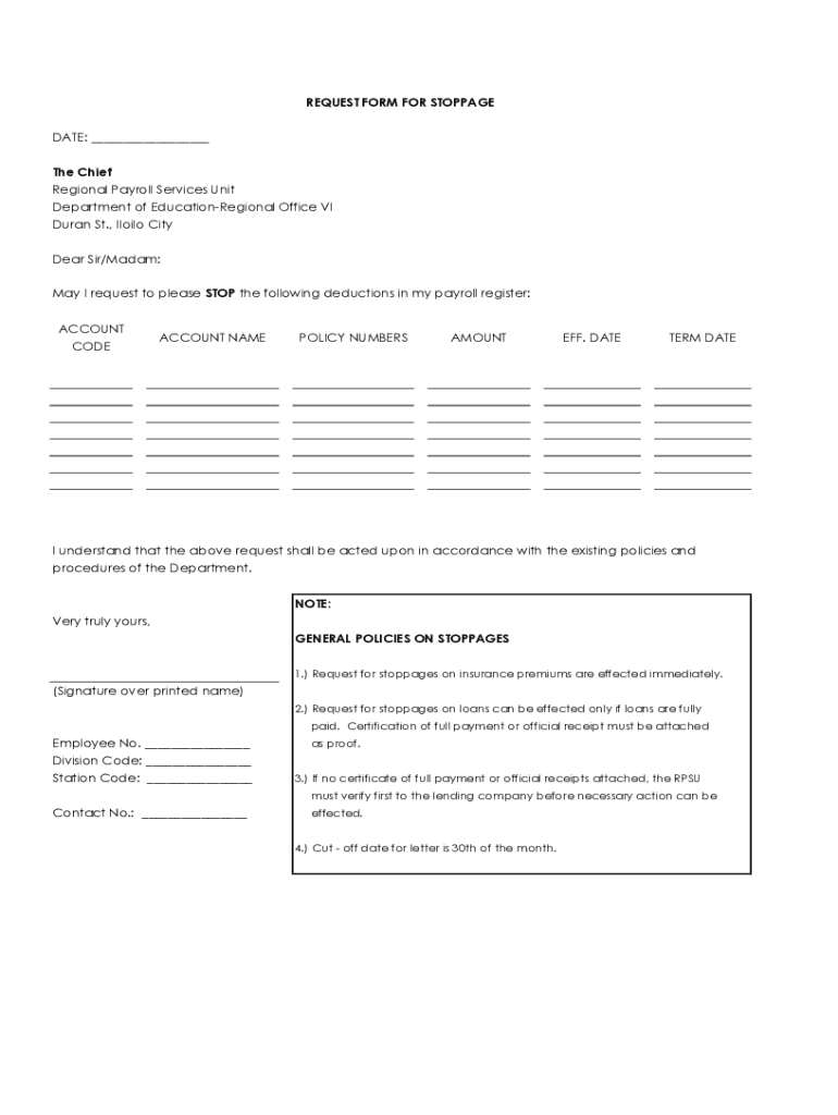  Member&#039;s Request Sheet 2021-2024