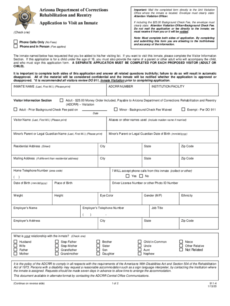  Arizona Department of Corrections Rehabilitation a 2020-2024