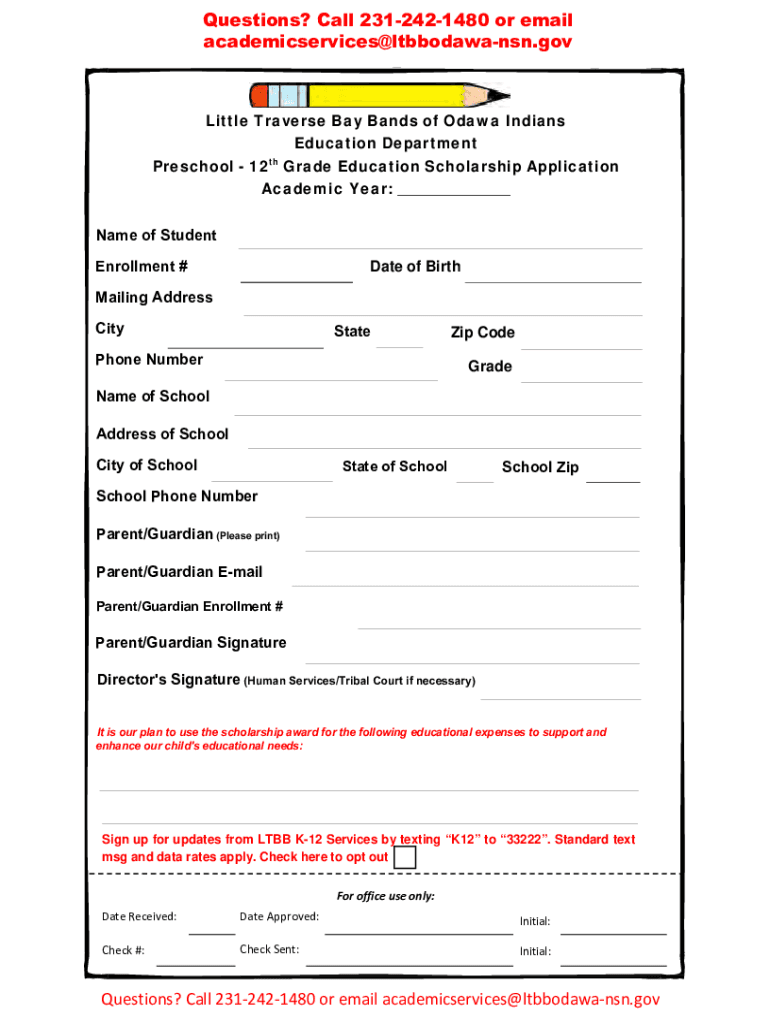 LTBB Education DepartmentHarbor Springs MI Facebook  Form