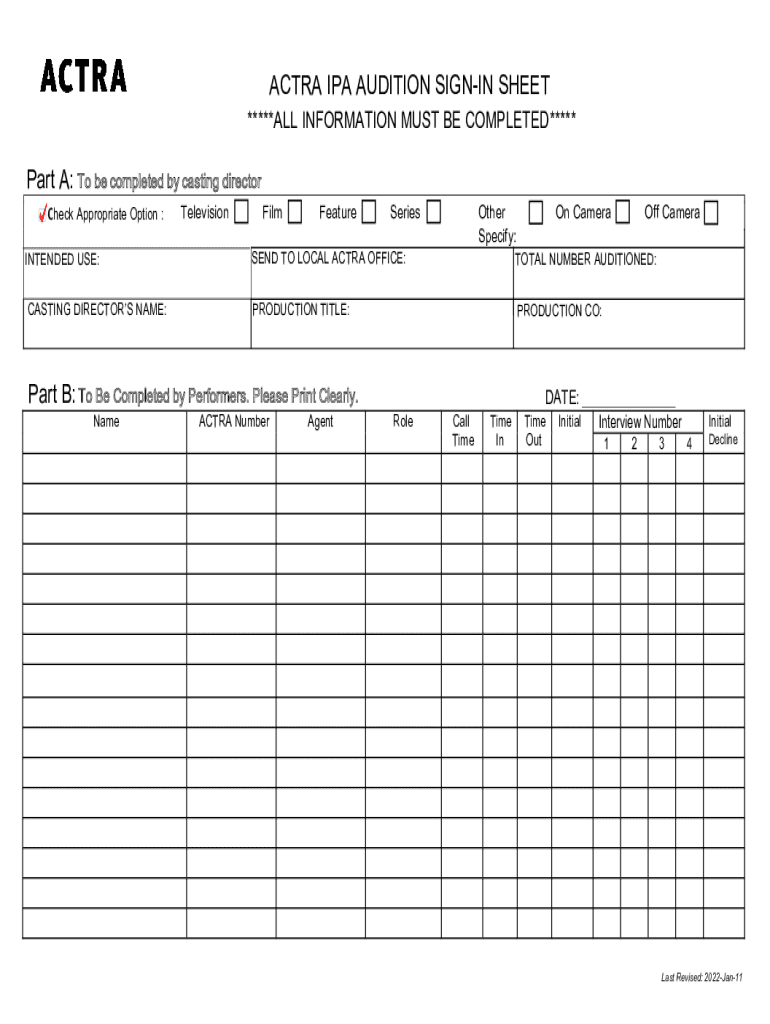  2024 Audition Sign in Sheet Appendix 16 Fillable Web Version DOC 2022-2024