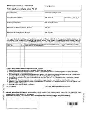 Pd U2 Formular Download