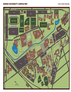 Rowan University Map  Form