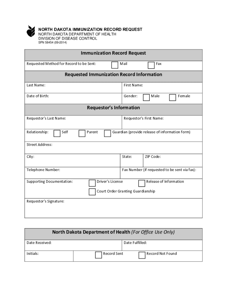  Nd Immunization Records 2014