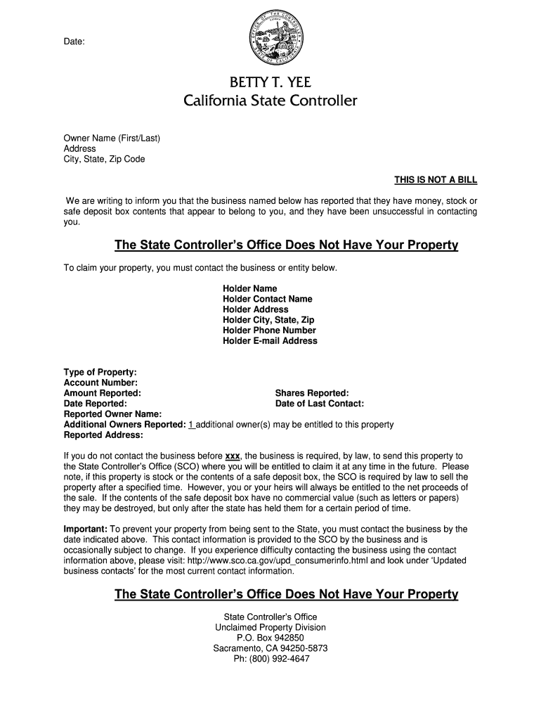 State Controller Disbursements Bureau Form Fill Out and Sign