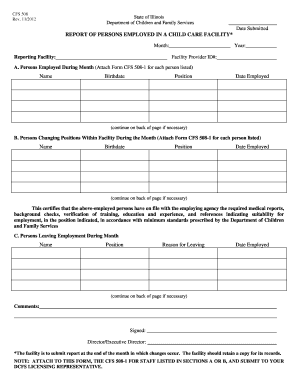 Cfs 508  Form