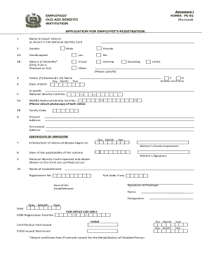 Eobi Card Status Check by Cnic  Form