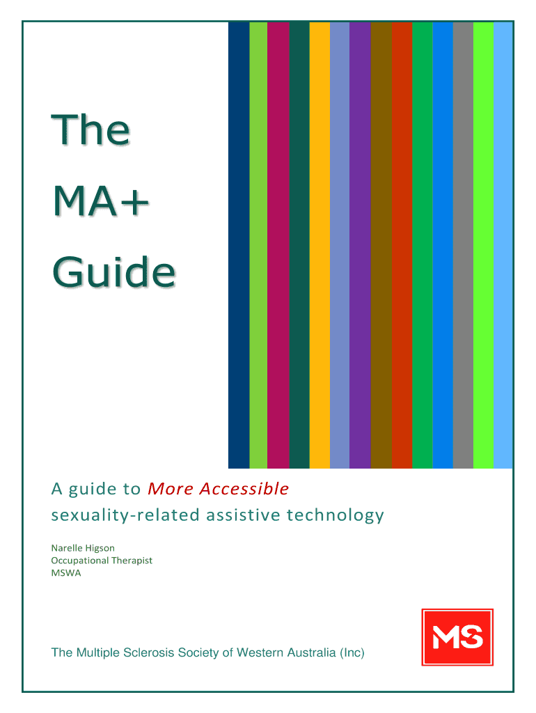 The MA Guide the More Accessible Guide to Sexuality Equipment  Form