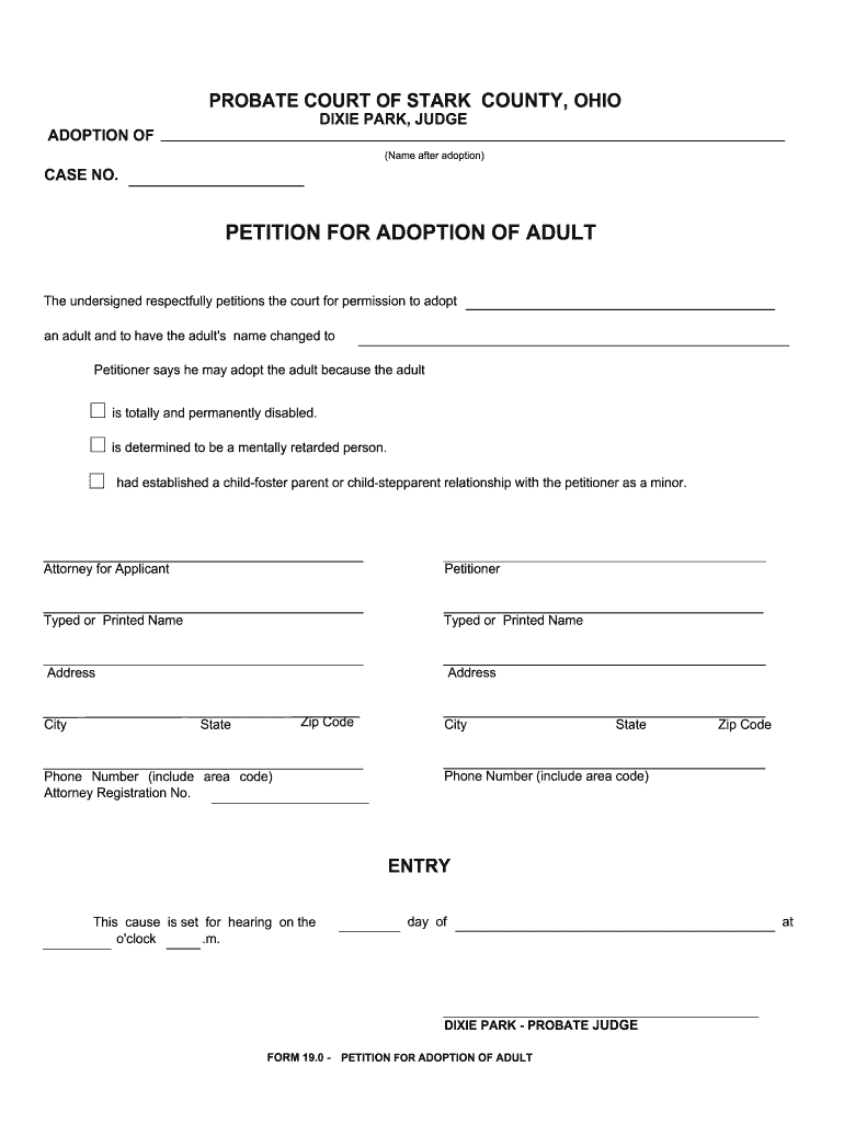 Get and Sign Adoption Paperwork  Form