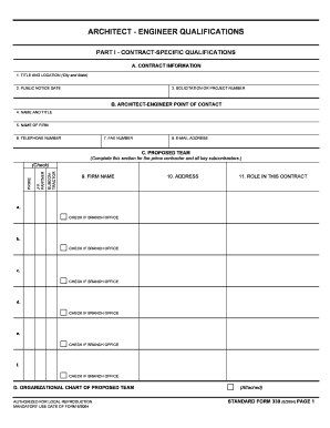 SF330 Template in Word by Wordsworth PDF Wordsworth Writing  Form