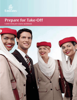 Prepare for Take off Emirates  Form