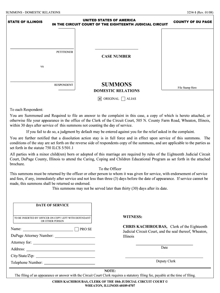 State of Alabama Circuit Court Domestic Relations Forms